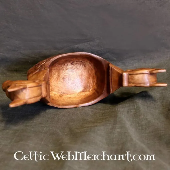 Viking Bowl With Dragon Heads - Image 5