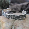 Viking Bracelet Isle Of Man, Silvered