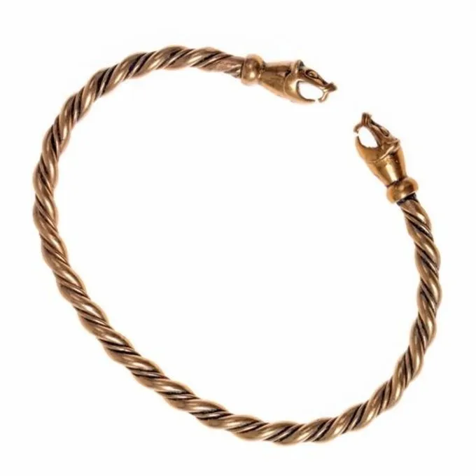 Viking Bracelet With Weasel Heads - Image 2