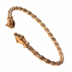 Viking Bracelet With Weasel Heads