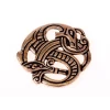 Viking Dragon Pendant, Bronze