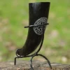 Epic Armoury Viking Drinking Horn Aegisjalmur, Dark