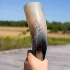 Epic Armoury Viking Drinking Horn Midgard Serpent, Light