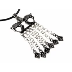 Viking Horse Pendant Staraja Ladoga, Silvered