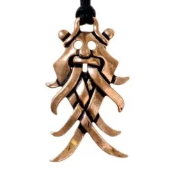 Viking Mask Jewel Moesgard, Bronze
