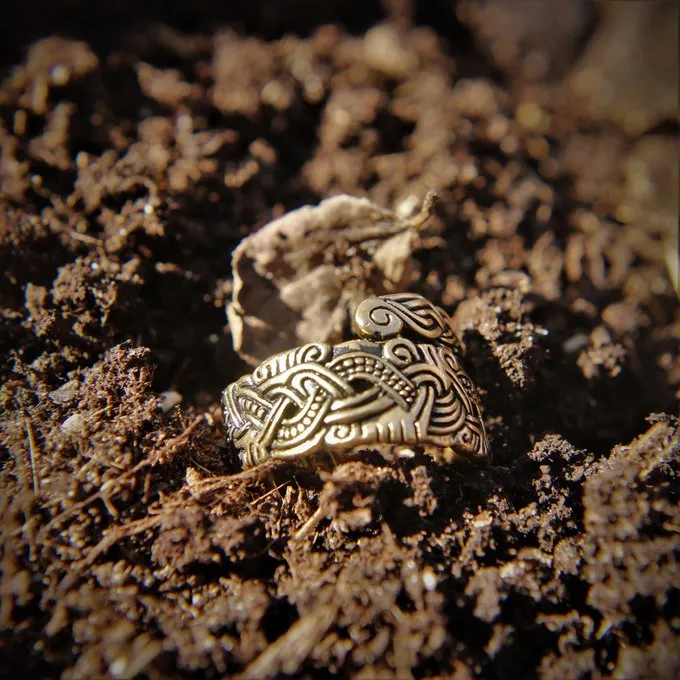 Viking Ring Isle Of Man, Bronze - Image 3