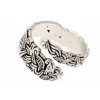 Viking Ring Isle Of Man, Silvered