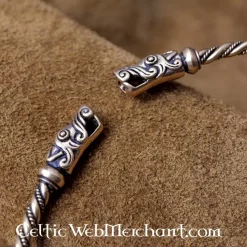 Viking Torque With Dragon Heads