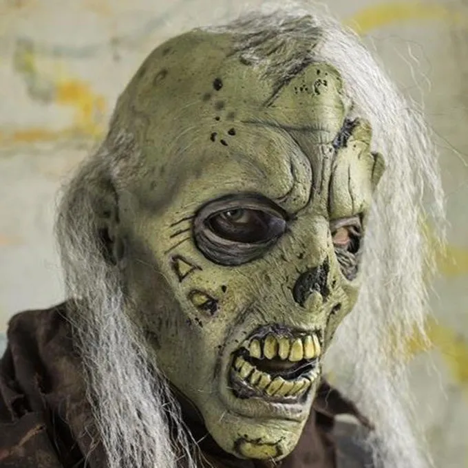 Epic Armoury Zombie Mask With Brains - Image 2